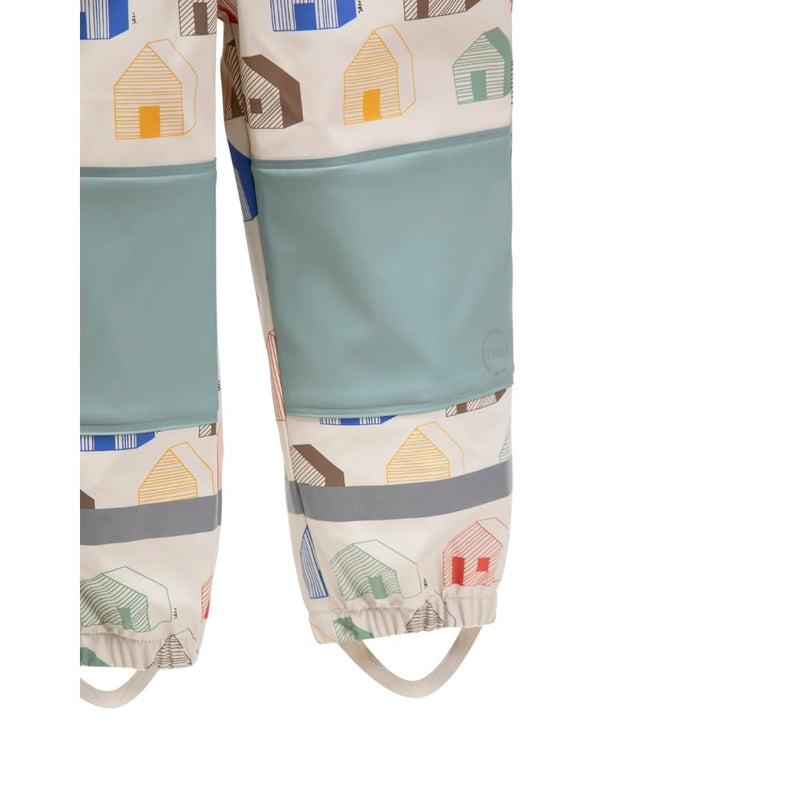 7AM - Rainwear Suspender Pants Mother & Baby Print tree Beige