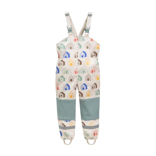7AM - Rainwear Suspender Pants Mother & Baby Print tree Beige