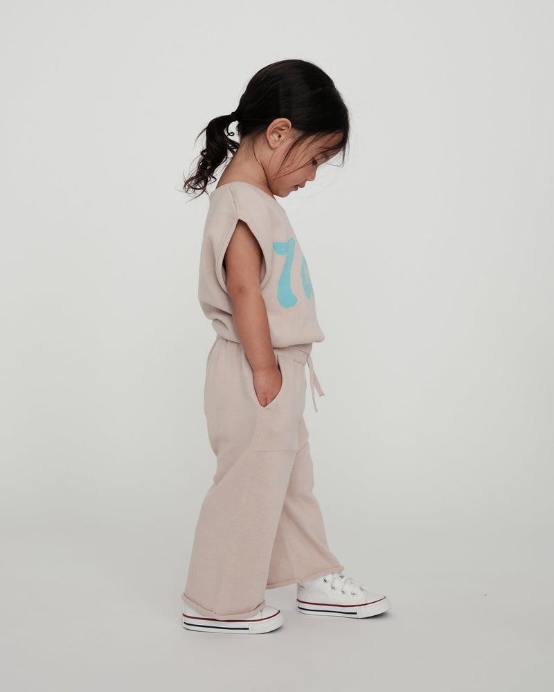 7AM - Relaxed Pants Boxy Apparel & Accessories Coral 6 - 12M