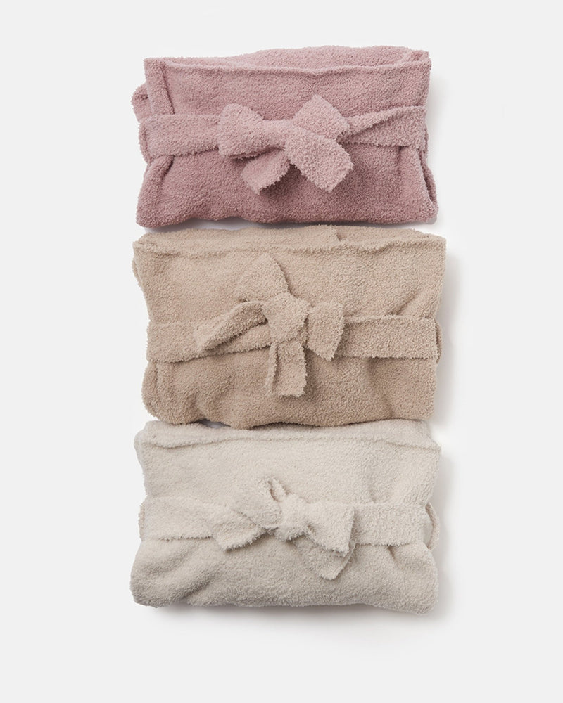 7AM - Robe - Fuzzy Apparel & Accessories Pecan 2 - 4T