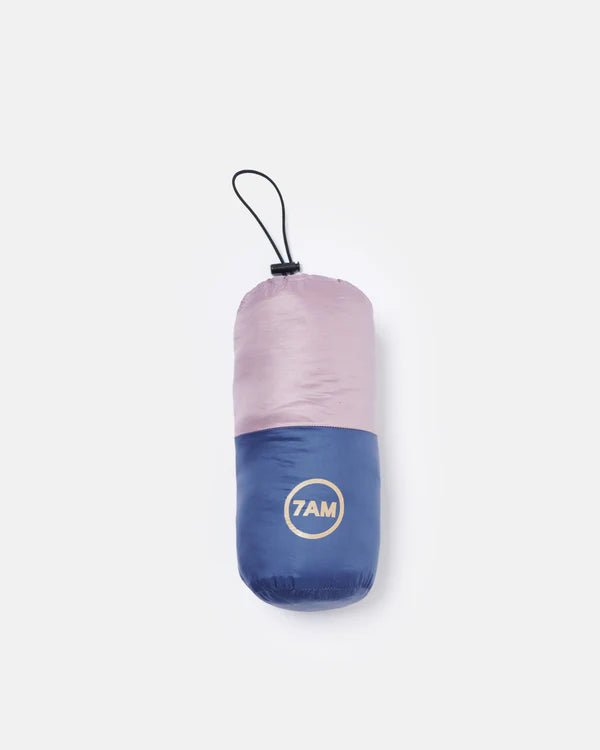 7AM - Roll Me Puffer Mother & Baby Mystic Blue/Lilac 6 - 12M