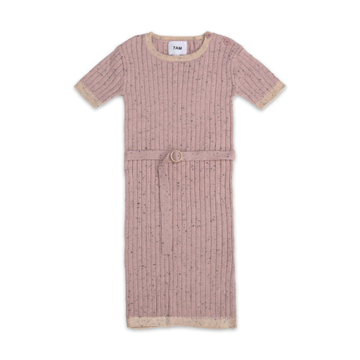 7AM - Short Sleeve Dress - Hug Me Apparel & Accessories Ash Rose 4 - 5Y