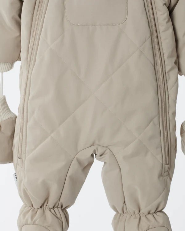 7AM - Snow Jumpsuit - Benji Plush Mother & Baby Oat 3 - 6M