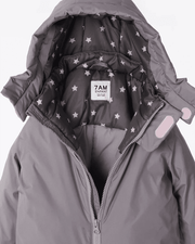 7AM - Snowsuit Nico - Print Mother & Baby Print Ash Mauve 3 - 6M