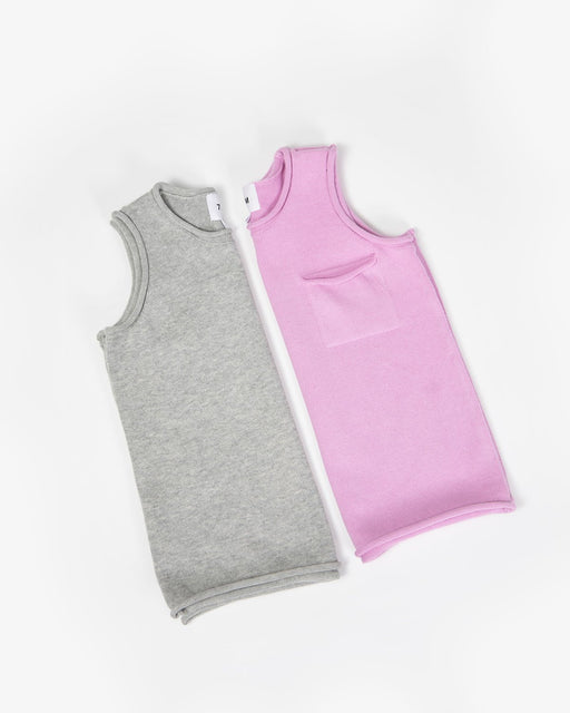 7AM - Tank Top Boxy Apparel & Accessories Heather Grey 6 - 12M