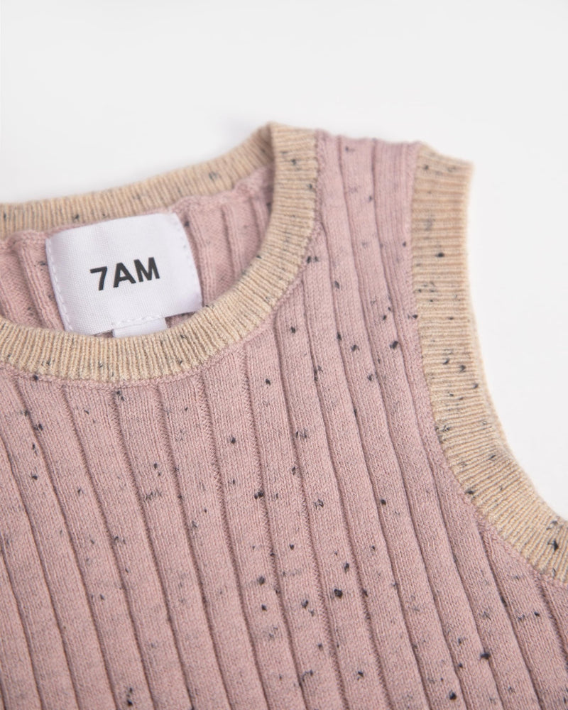 7AM - Tank Top - Hug Me Apparel & Accessories Ash Rose 0 - 3M