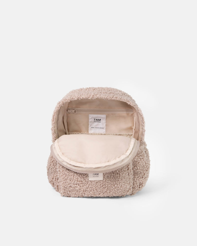 7AM - Teddy Backpack - Oatmeal - OS