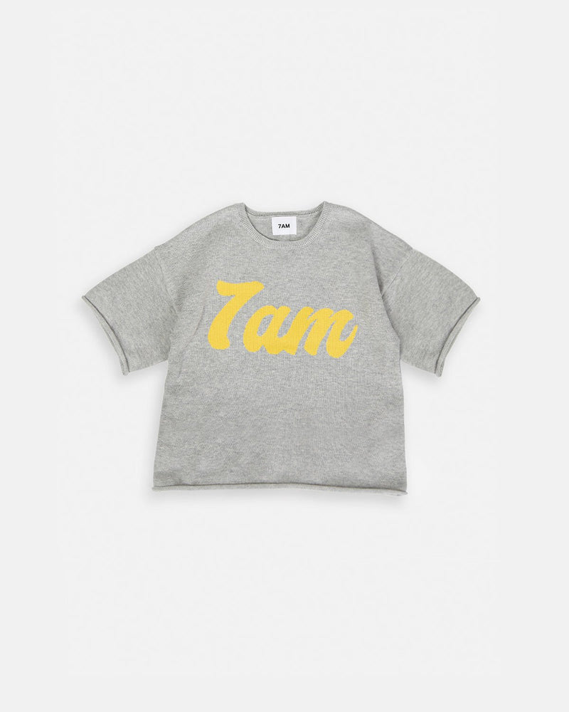 7AM - Tee Boxy | Boxy T-Shirt Apparel & Accessories Heather Grey 4 - 5Y
