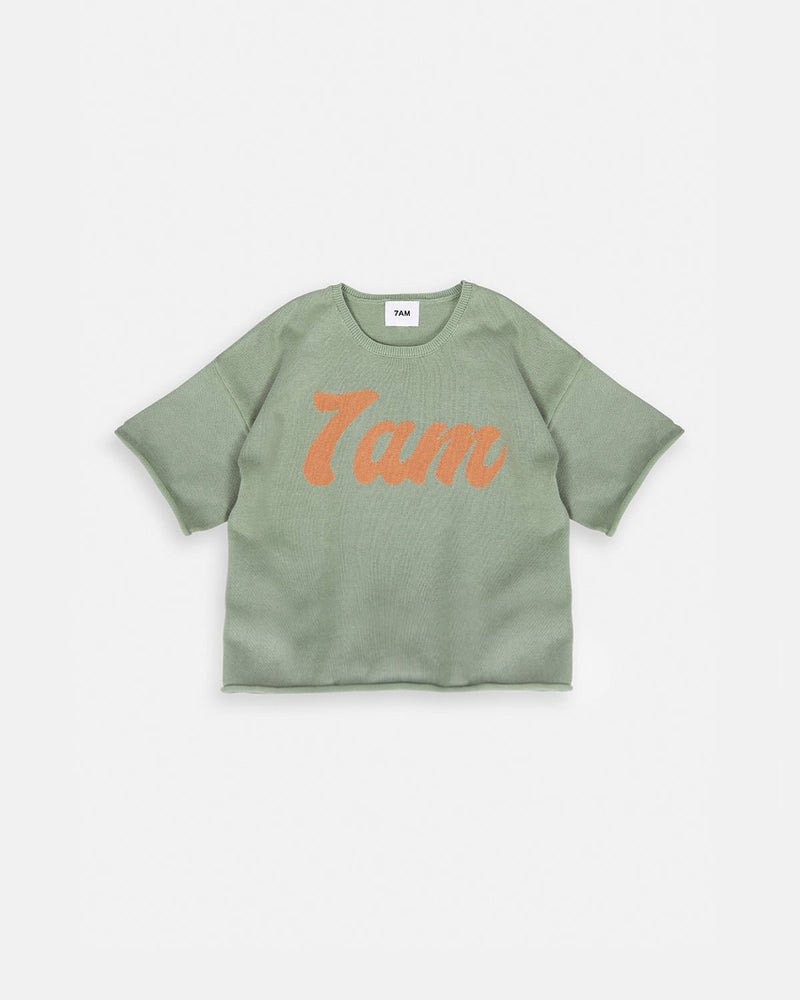 7AM - Tee Boxy | Boxy T-Shirt Apparel & Accessories Sage 12 - 18M