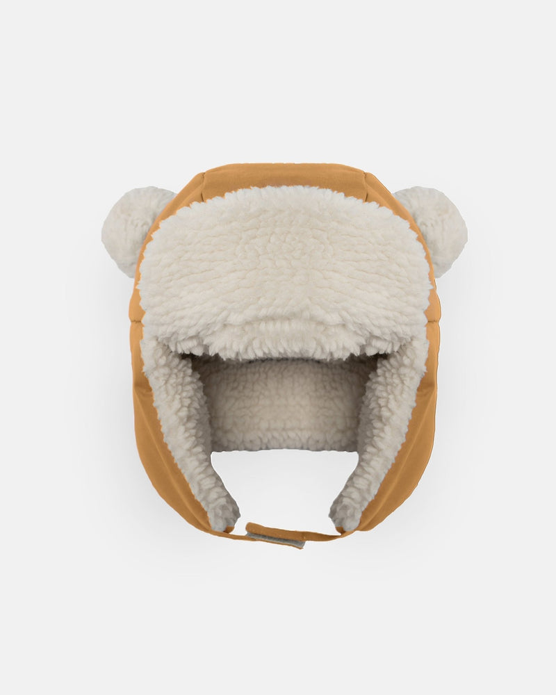7AM - The Cub Hat - Benji Sherpa Mother & Baby Cognac 12 - 18M