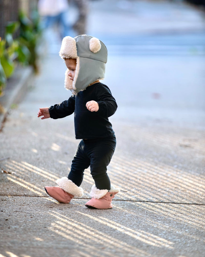 7AM - The Cub Hat - Benji Sherpa Mother & Baby Mirage 12 - 18M