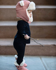 7AM - The Cub Hat - Benji Sherpa Mother & Baby Mirage 12 - 18M