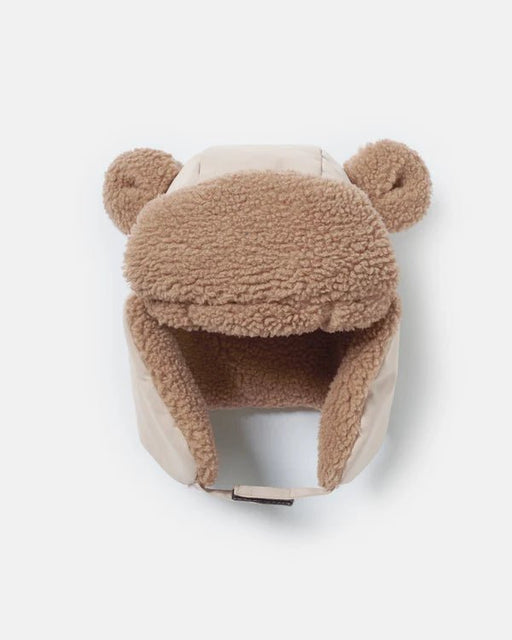 7AM - The Cub Hat - Benji Sherpa Mother & Baby OatCacao 12M - 18M