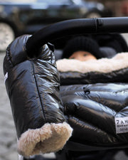 7AM - Warmmuffs - Polar Mother & Baby Black Polar