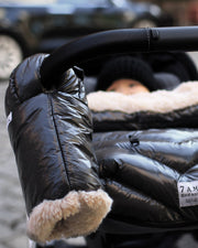 7AM - Warmmuffs - Polar Mother & Baby Black Polar