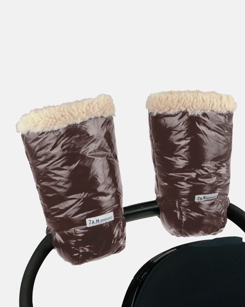 7AM - Warmmuffs - Polar Mother & Baby Brown Polar
