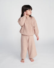 7AM - Wide Pants - Fuzzy Apparel & Accessories Pecan 1 - 2T