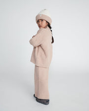 7AM - Wide Pants - Fuzzy Apparel & Accessories Pecan 1 - 2T