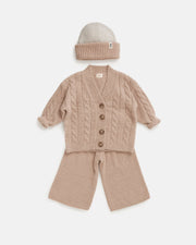7AM - Wide Pants - Fuzzy Apparel & Accessories Pecan 1 - 2T