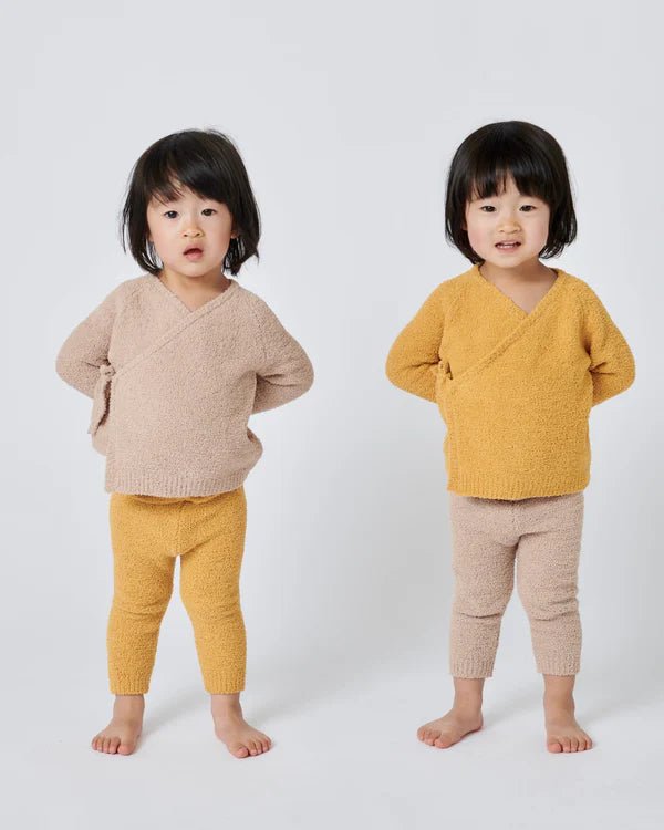 7AM - Wrap Top - Fuzzy Mother & Baby Amber 9 - 12M