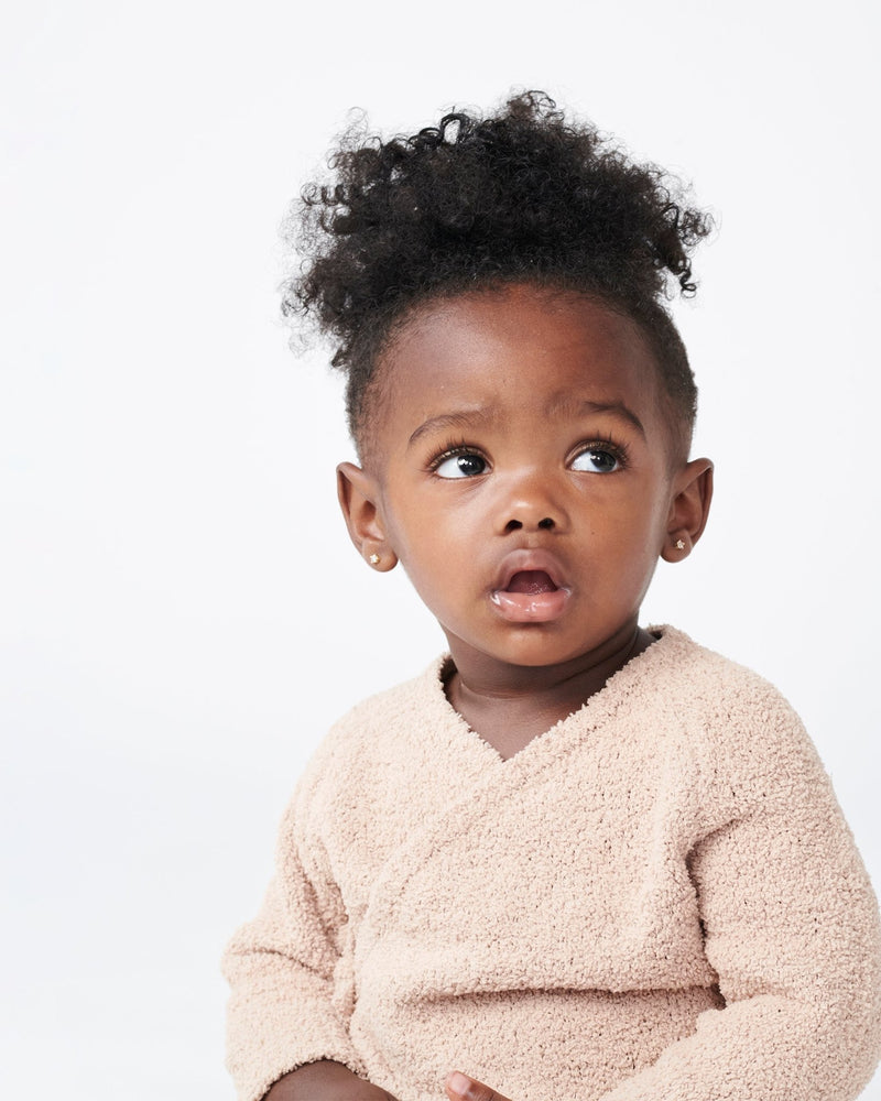 7AM - Wrap Top - Fuzzy Mother & Baby Amber 9 - 12M