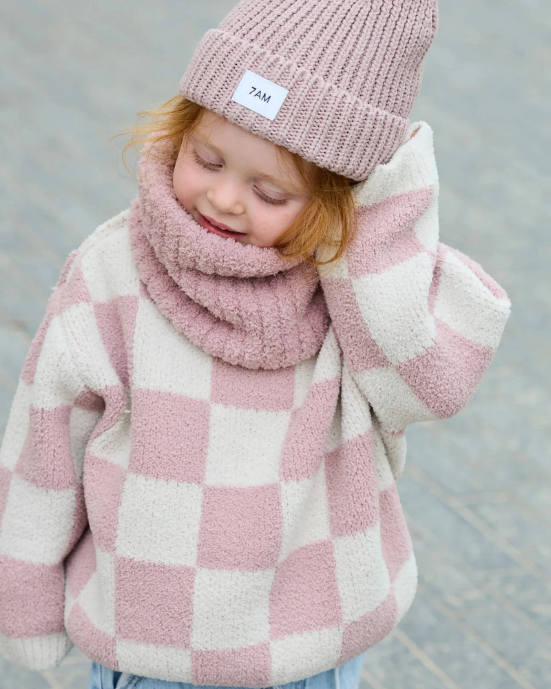 Ribbed Neck Gaiter - Fuzzy