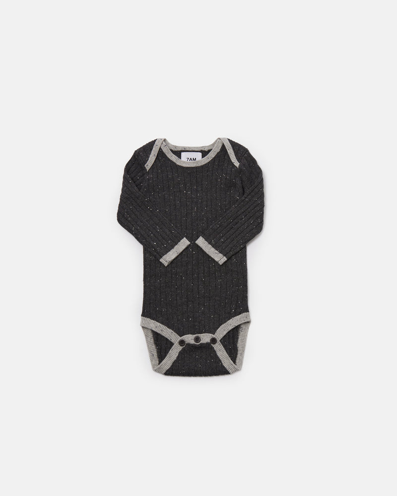 7AM Enfant - Long Sleeve Bodysuit - Hug Me