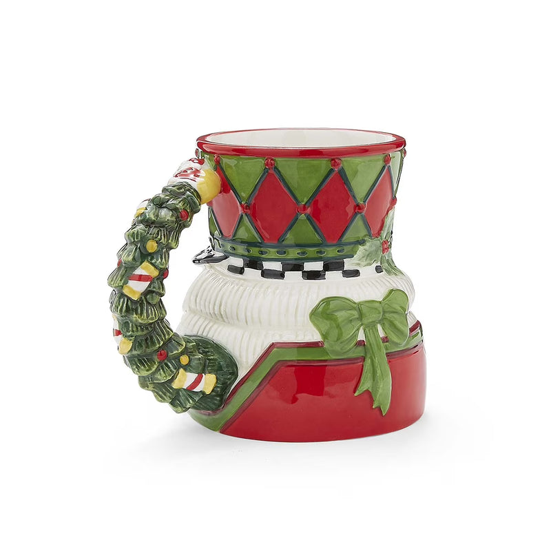 Spode - Black & White Figural - Nutcracker Toby Mug | 5.6 inch