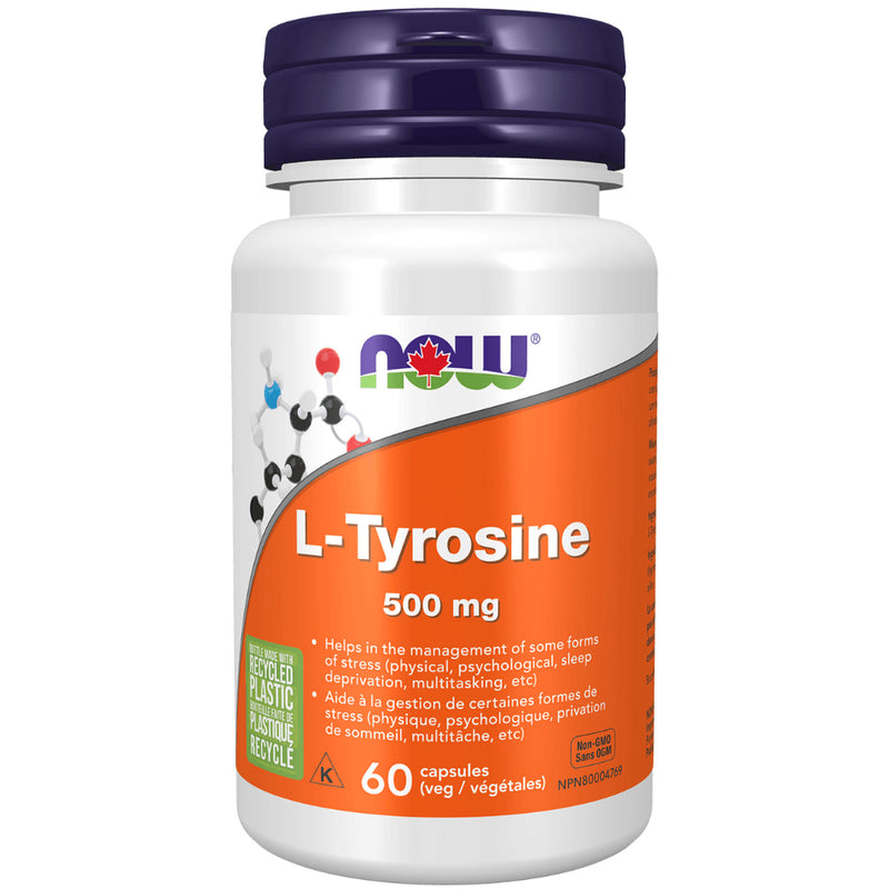 Now - L - Tyrosine 500MG (Freeform) 120CAP