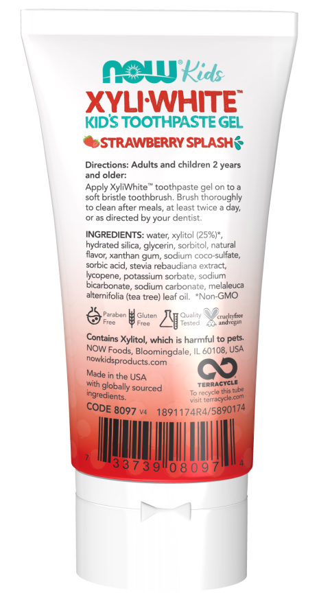 Now - Kids Xyliwhite Strawberrysplash Toothpaste Gel 85 g