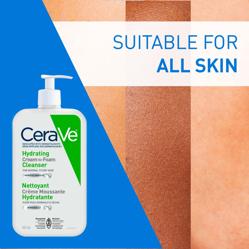 CeraVe - Hydrating Cream-to-Foam Cleanser - 562 mL