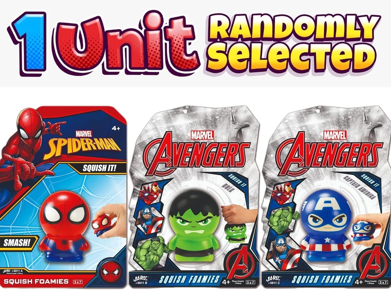 JA-RU - MARVEL Squish Foamies (Assorted)