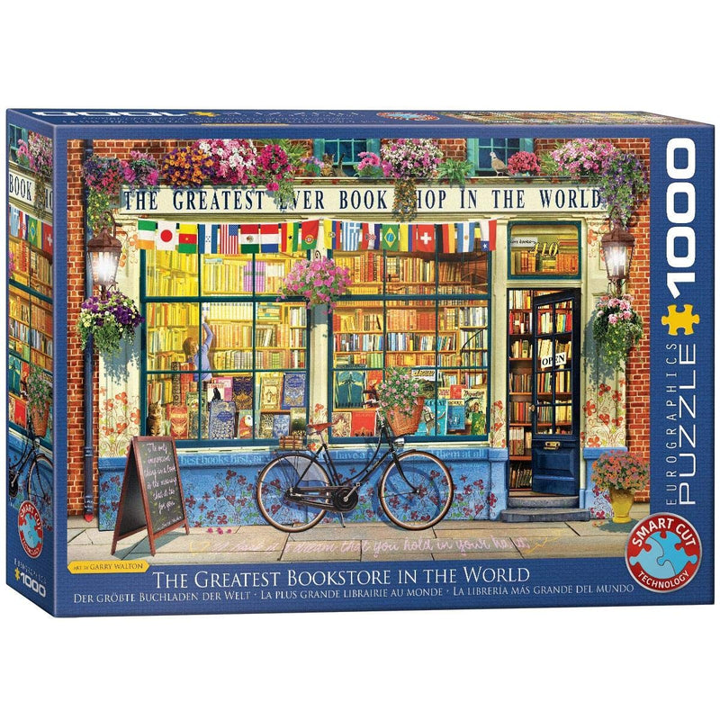 Eurographics - 1000 Piece Jigsaw Puzzle - The Greatest Bookstorein The World - Garry Walton