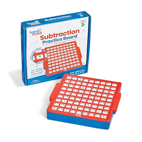 Hand 2 Mind - SUBTRACTION PRACTICE BOARDS