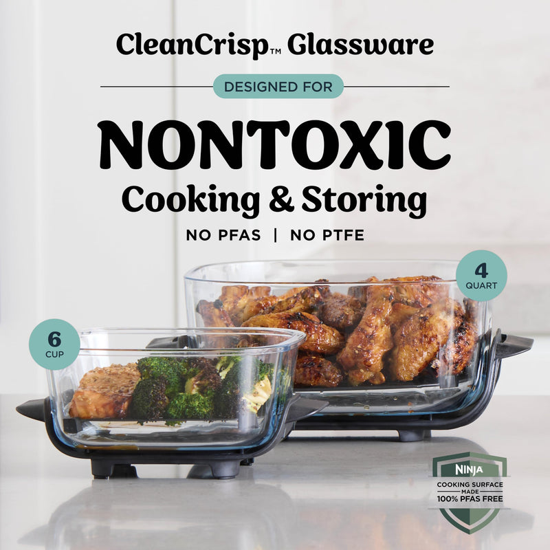 Ninja Crispi Glass Air Fryer FN101CGY