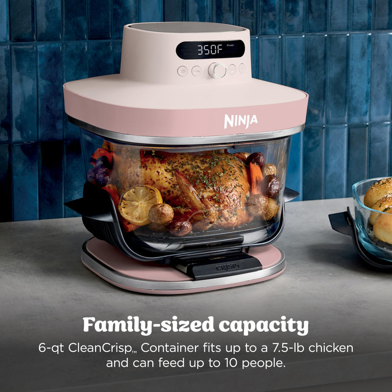 Ninja Crispi Pro Glass Air Fryer AS101CRS, Rose