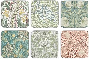 William Morris & Co - Coasters S/6 4"X4"-4 x 4"