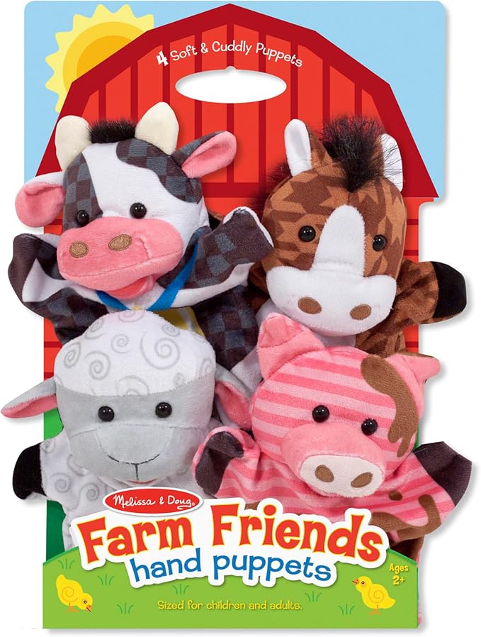 Melissa & Doug - Farm Friends Hand Puppets