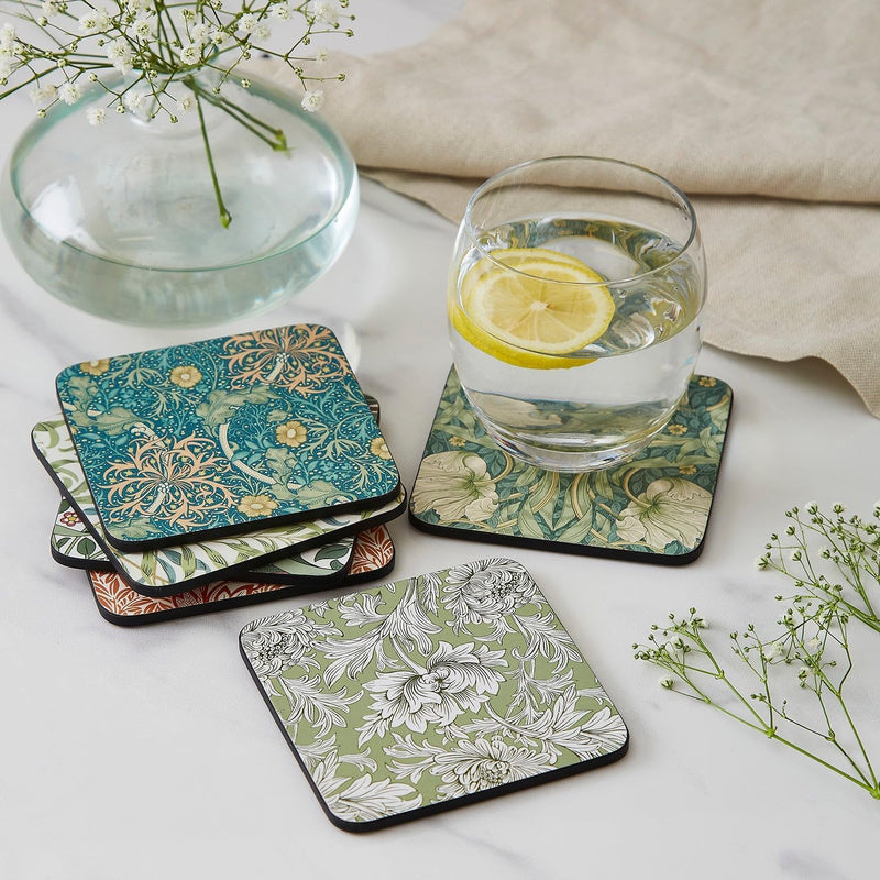 William Morris & Co - Coasters S/6 4"X4"-4 x 4"
