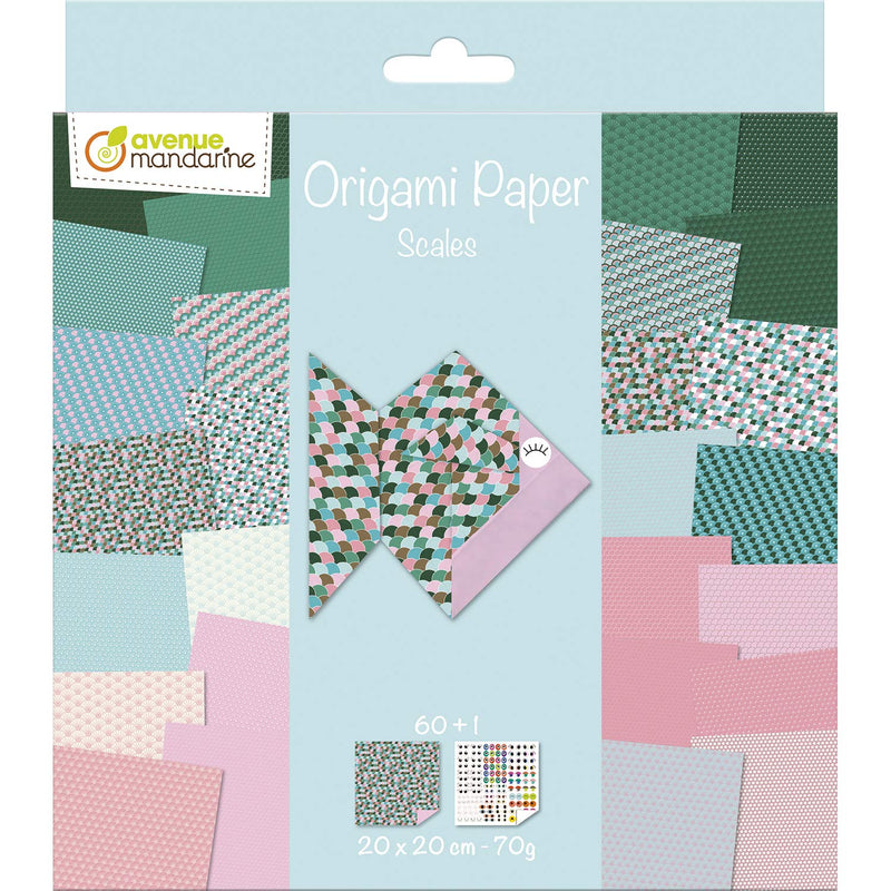 Avenue Mandarine - Origami Kit - Street | 60 Sheets / 20 x 20 cm / 7.9 x 7.9 in