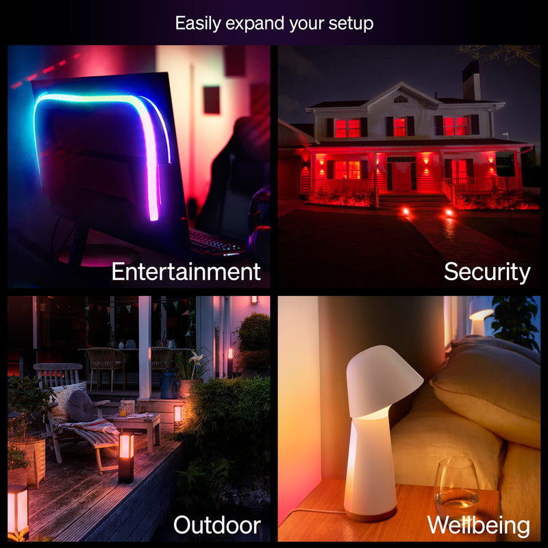 Philips Hue Essential A19 Color Smart Bulbs 592568, 2 Pack