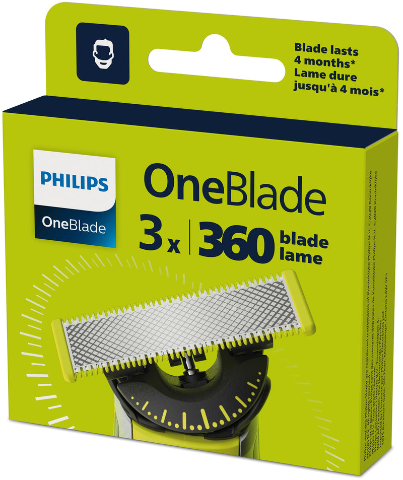 Philips OneBlade 360 Replacement Blades QP430/50, 3 Pack