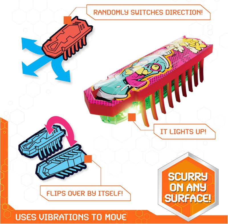 HEX BOTS - Nano 5 Pack, 4 Mini Bots with Bonus Flash Bot