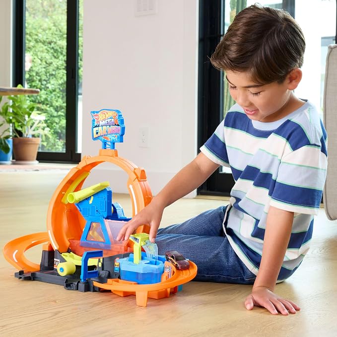 Hot Wheels - CITY MEGA CARWASH PLAYSET