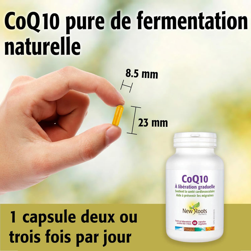 New Roots Herbal - Slow Release COQ10 100MG - 60 Capsules