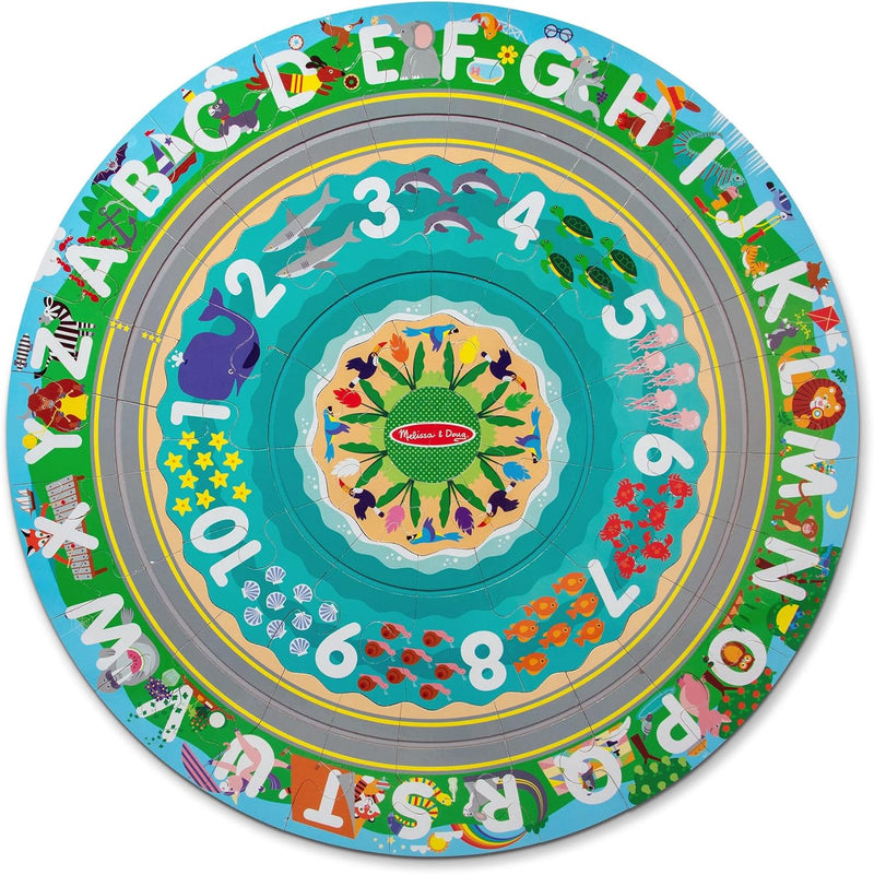Melissa & Doug - Round the Shore Floor Puzzle & Play Set