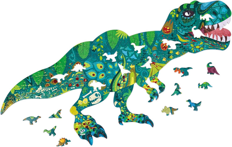Hape - Dinosaur Bright Ground Puzzle - 200 pcs