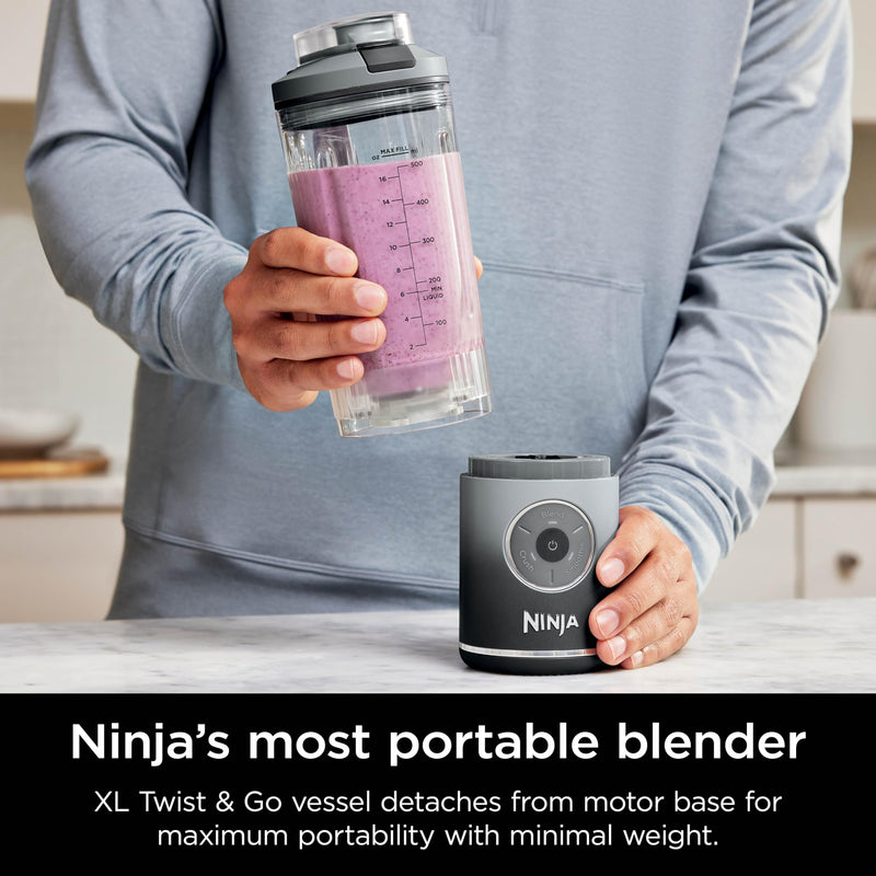Ninja Blast Max Portable Blender BC251CGY, Grey