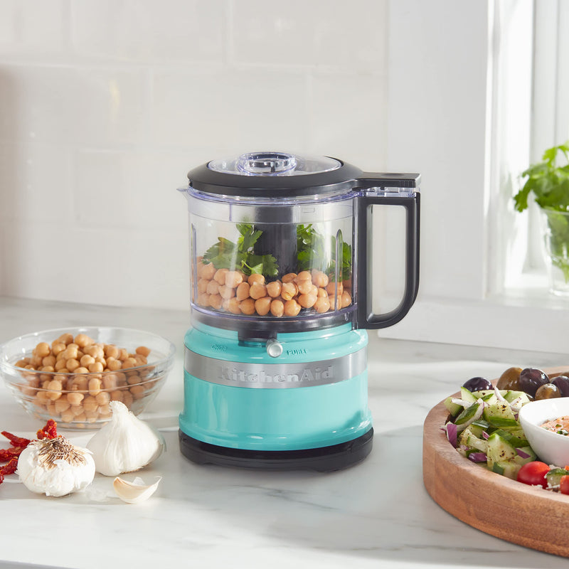KitchenAid - KFC3516AQ - 3.5-Cup Food Chopper - Aqua Sky
