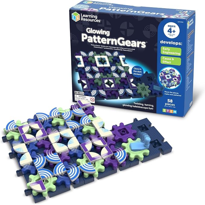 Learning Resources - GEARS! GEARS! GEARS! GLOWING PATTERN GEARS